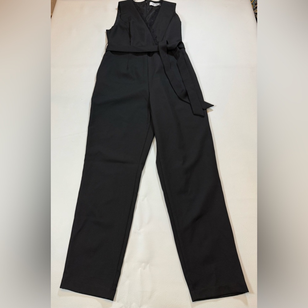 Do+Be lace black jumpsuit, small flaw, size medium (bin B) - Picture 5 of 12